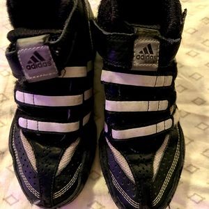 Boys Youth 1 1/2 Wrestling Shoes Black Adidas